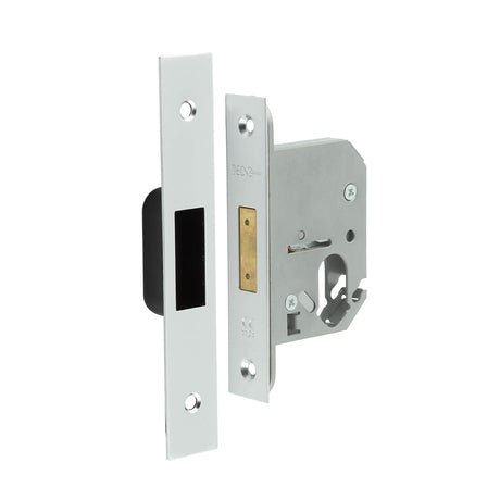 Frelan Hardware Locks & Latches Satin Chrome Frelan - 65mm SC Oval profile deadlock