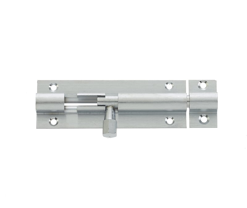 Frelan Hardware Accessories Satin Chrome / Straight Surface Bolts / 75mm / 3" Frelan - 75x25mm SC STR Barrel bolt
