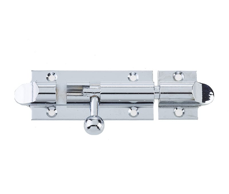 Frelan Hardware Accessories Polished Chrome / Straight Surface Bolts / 75mm / 3" Frelan - 75x32mm PC Bell STR Bolt