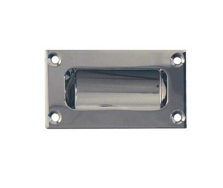 Frelan Hardware Door Furniture Polished Chrome / Flush Handle / Rectangular Frelan - 75x40mm Flush Pull - Polished Chrome