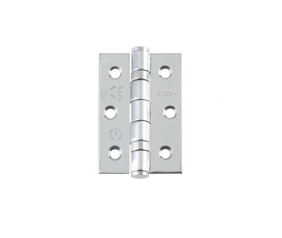 Frelan Hardware Hinges Polished Stainless Steel / Ball Bearing Hinges / 3" (76mm) Frelan - 76 x 50mm Stainless Steel Ball Bearing Hinges - Polished Stainless Stee