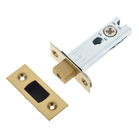 Frelan Hardware Locks & Latches Brass Finish Frelan - 76mm Heavy Duty Tubular Dead Bolt - PVD