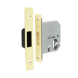 Frelan Hardware Locks & Latches Polished Brass Frelan - 76mm PB Oval profile deadlock