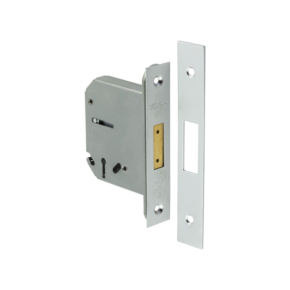 Frelan Hardware Locks & Latches Satin Chrome Frelan - 76mm SC 3 Lever deadlock