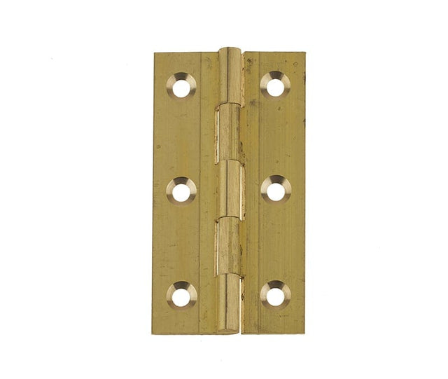 Frelan Hardware Hinges Polished Brass / Solid Drawn Hinges / 3" (76mm) Frelan - 76x42mm Solid Drawn Brass Butt Hinges - Self Colour Brass
