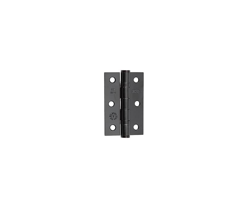 Frelan Hardware Hinges Black / Ball Bearing Hinges / 3" (76mm) Frelan - 76x50mm Steel Ball Bearing Hinges Grade 7 - Black
