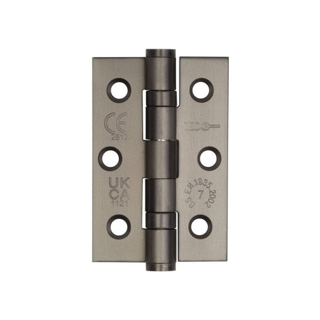 Frelan Hardware Hinges Dark Bronze / Ball Bearing Hinges / 3" (76mm) Frelan - 76x50x2mm DB G7 B/B Hinge