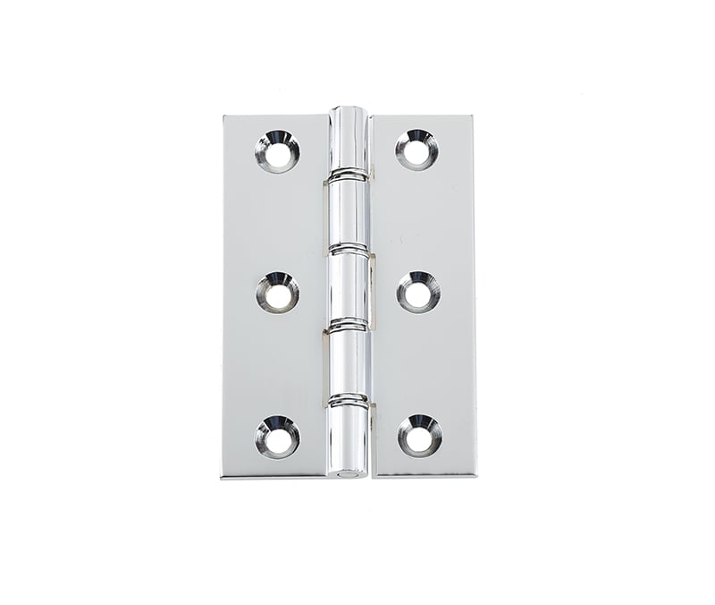 Frelan Hardware Hinges Polished Chrome / Washered Hinges / 3" (76mm) Frelan - 76x50x3mm PC DPBW Hinge