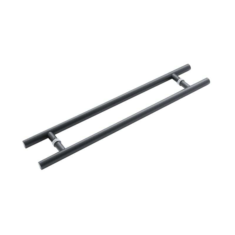 Frelan Hardware Door Furniture Black / Back to Back Fixing Pack Frelan - 800x32x600mm MB B/B Pull Handle Grade 316