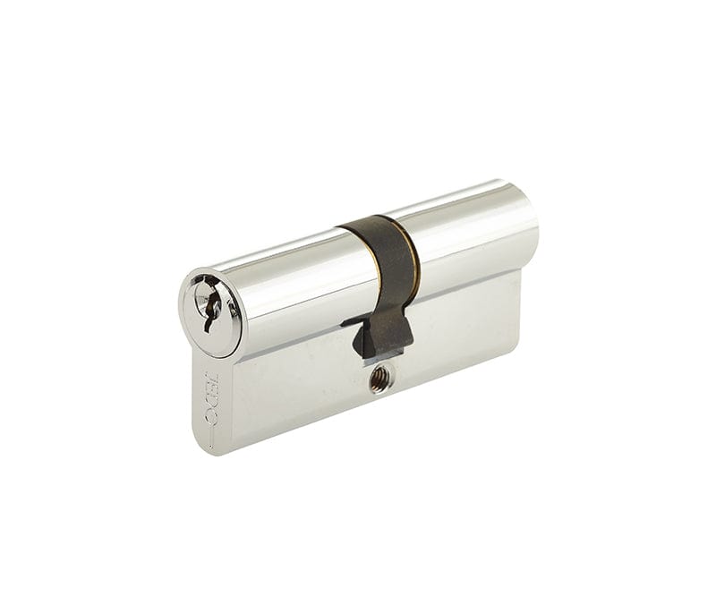 Frelan Hardware Locks & Latches Polished Chrome / Euro Double Cylinders / 40 x 40mm Frelan - 80mm PC Euro double cylinder