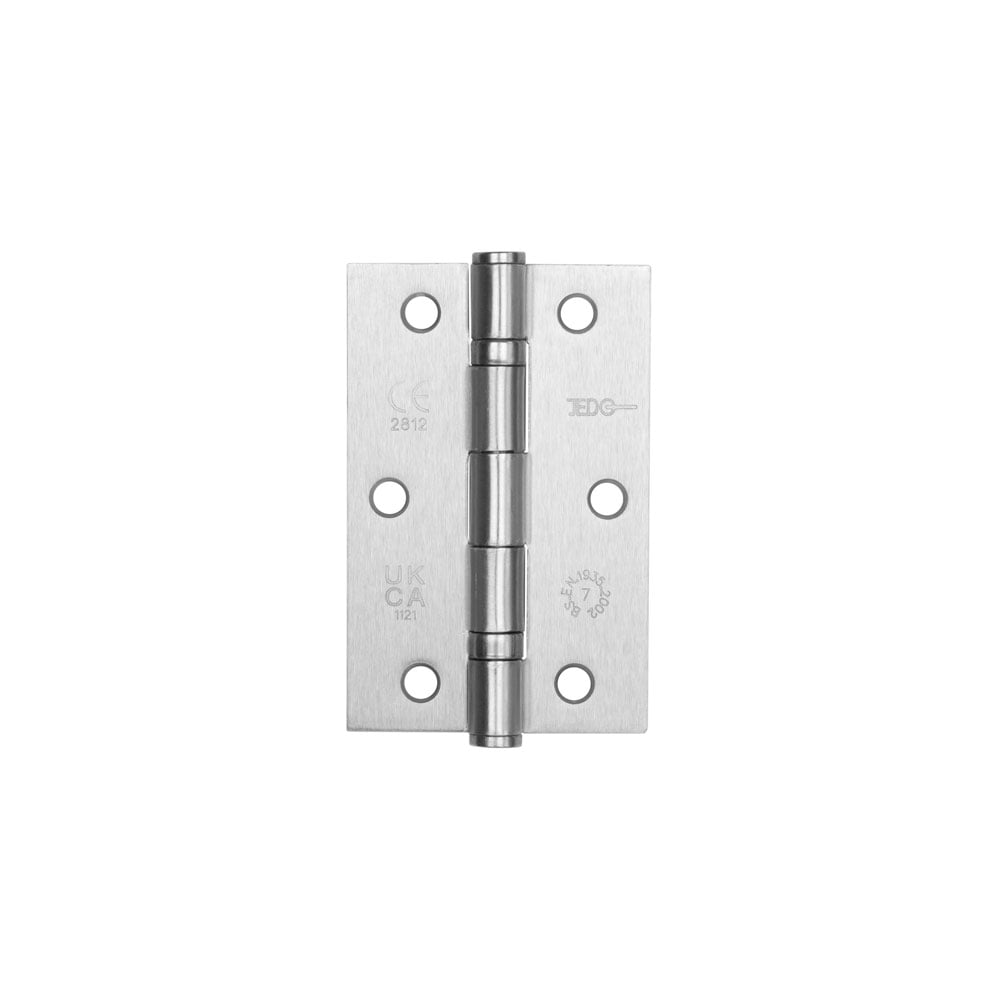 Frelan Hardware Hinges Satin Chrome / Ball Bearing Hinges / 3.5" (89mm) Frelan - 89x58x2mm SC Steel ball bearing hinge