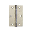 Frelan Hardware Hinges Satin Nickel / Ball Bearing Hinges / 3.5" (89mm) Frelan - 89x58x2mm SN Steel ball bearing hinge