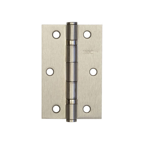 Frelan Hardware Hinges Satin Nickel / Ball Bearing Hinges / 3.5" (89mm) Frelan - 89x58x2mm SN Steel ball bearing hinge