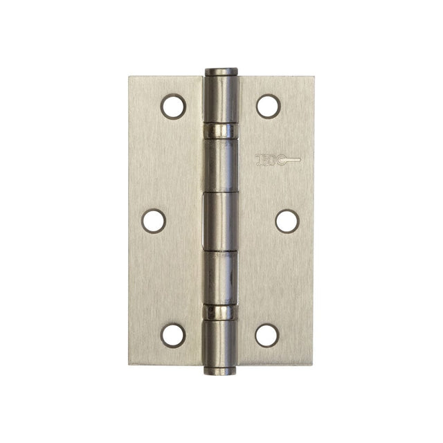 Frelan Hardware Hinges Satin Nickel / Ball Bearing Hinges / 3.5" (89mm) Frelan - 89x58x2mm SN Steel ball bearing hinge