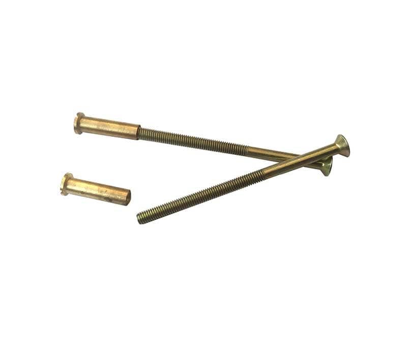 Frelan Hardware Door Furniture Zinc Plated / Round Rose Frelan - B/B FIXINGS FOR LEVER ON ROSE