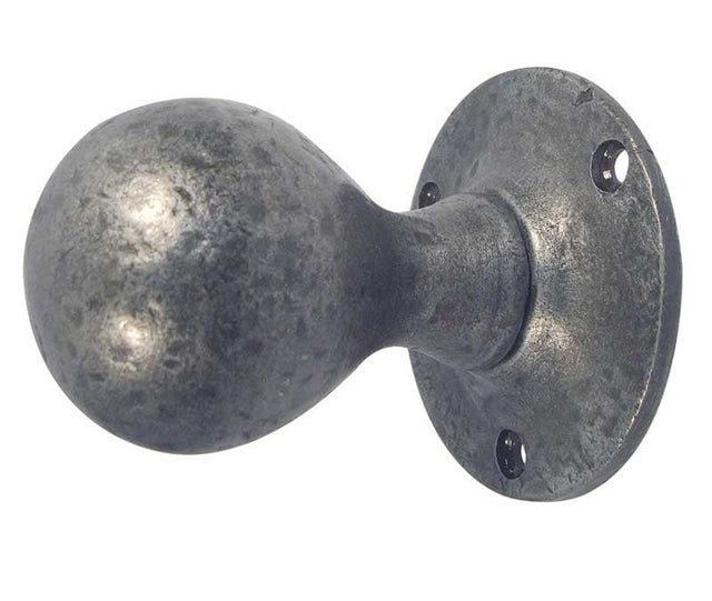 Frelan Hardware Door Furniture Pewter / Mortice Knobs Frelan - Ball Shaped Mortice Knobs - Pewter
