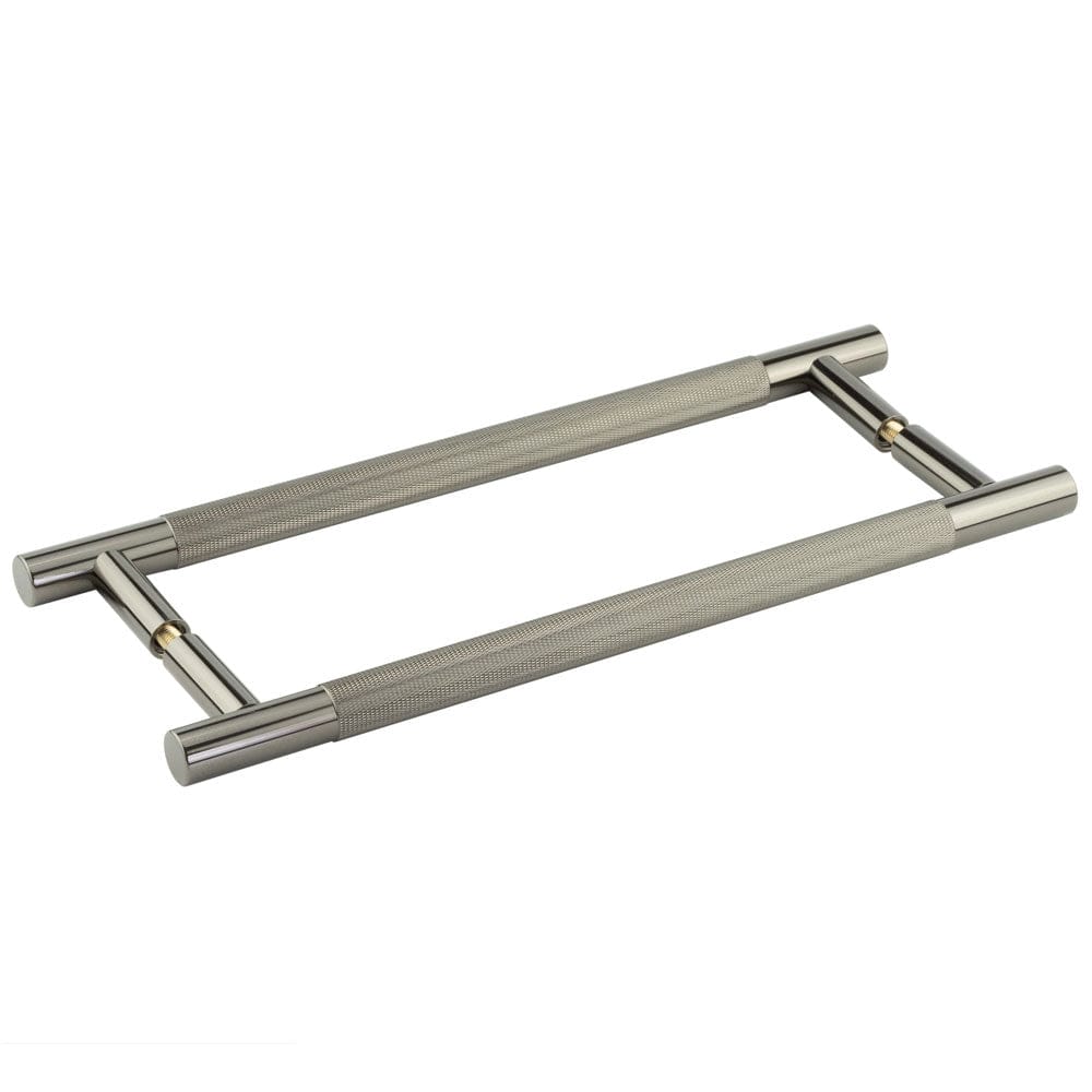 Frelan Hardware Door Furniture Black Nickel / Back to Back Fixing Pack Frelan Bari Pull Handle 300mm Back to Back - Black Nickel