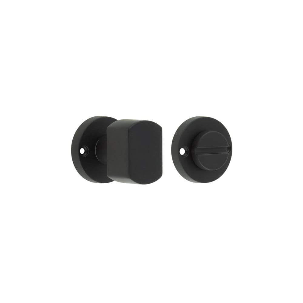Frelan Hardware Door Furniture Matt Black / No Frelan - Bathroom Turn & Release - Matt Black