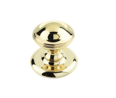 Frelan Hardware Door Furniture Polished Brass / Round Centre Door Knob Frelan - Belgravia Centre Door Knob - Polished Brass