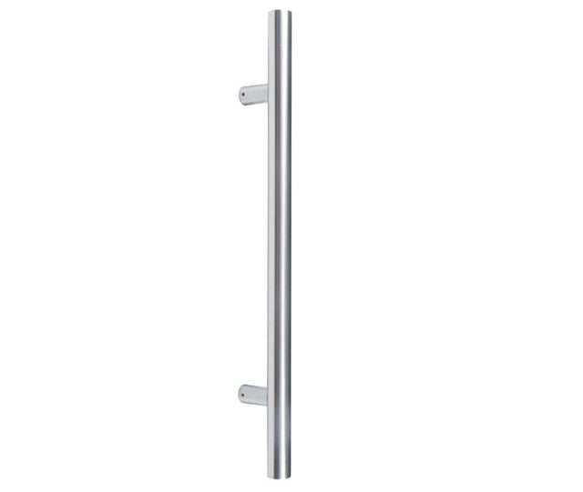 Frelan Hardware Door Furniture Satin Stainless Steel / Pull Handles (Bolt Through) Frelan - Bolt Through Guardsman Pull Handle 1800x32mm (1600mm Centres) - Grade 3