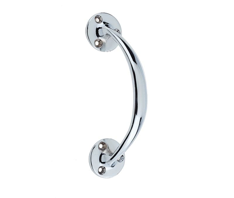 Frelan Hardware Door Furniture Polished Chrome / Pull Handles (Face Fix) Frelan - Bow Shape 152mm Pull Handle - Polished Chrome