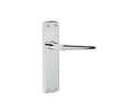 Frelan Hardware Door Furniture Polished Chrome / Latch Handles Frelan - Bray Lever Latch Handles on Backplate - Polished Chrome