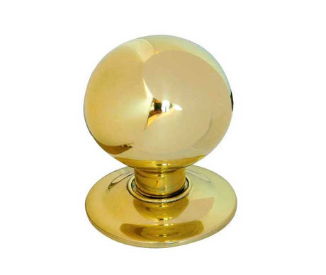 Frelan Hardware Door Furniture Polished Brass Frelan - Bromley Centre Door Knob - Polished Brass