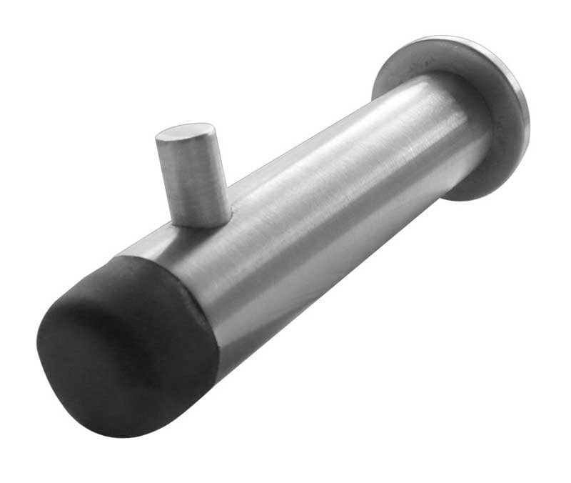 Frelan Hardware Accessories Satin Stainless Steel / Hat & Coat Hooks Frelan - Buffered Robe Hook Dor Stop - Grade 304 Satin Stainless Steel