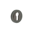 Frelan Hardware Door Furniture Dark Bronze / Euro Profile Escutcheons Frelan - Burlington Euro Profile Escutcheons Knurled Rose Dark Bronze
