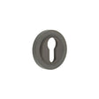 Frelan Hardware Door Furniture Dark Bronze / Euro Profile Escutcheons Frelan - Burlington Euro Profile Escutcheons Plain Rose Dark Bronze
