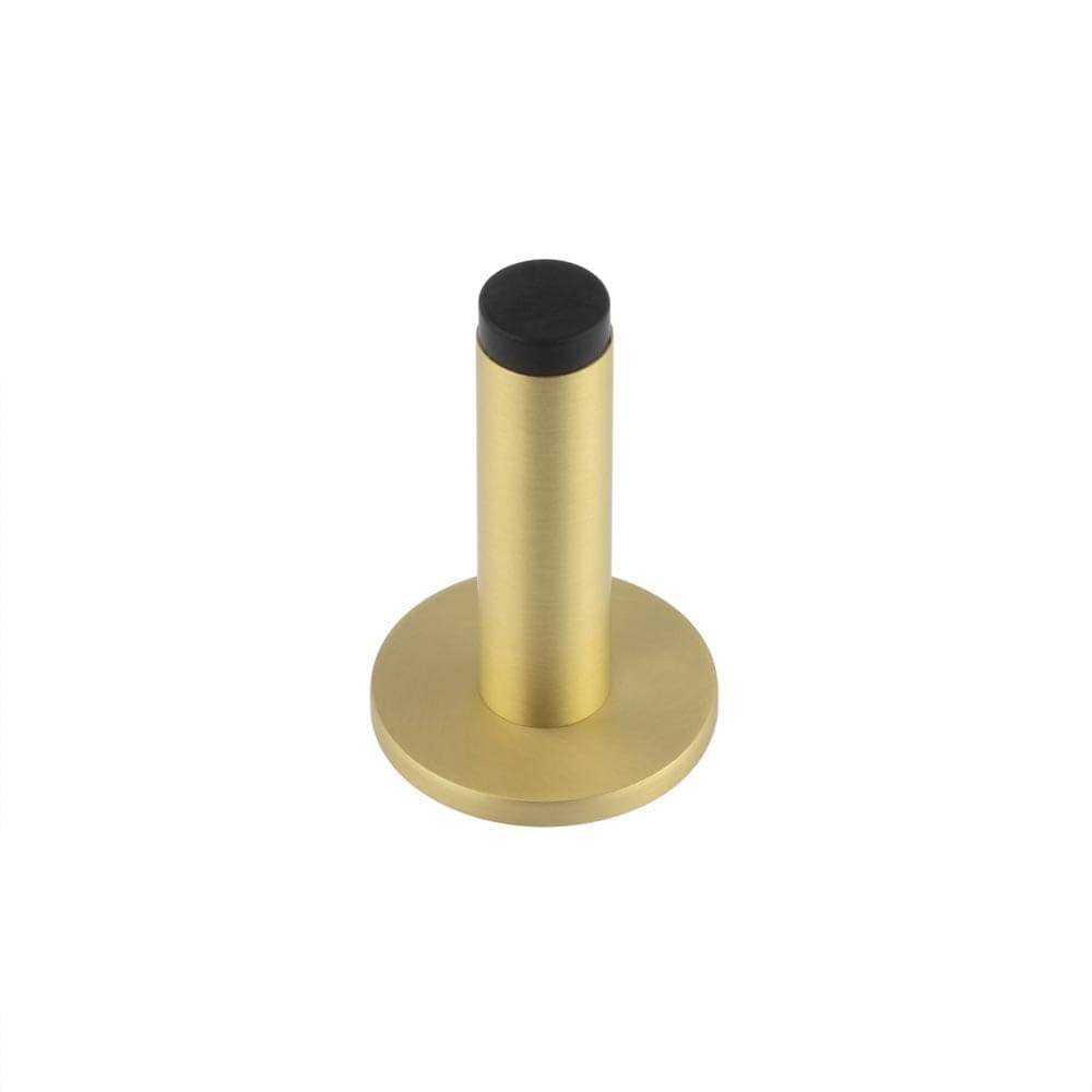 Frelan Hardware Door Furniture Satin Brass Frelan - Burlington Plain Wall Mounted Door Stops Plain Rose Satin Brass