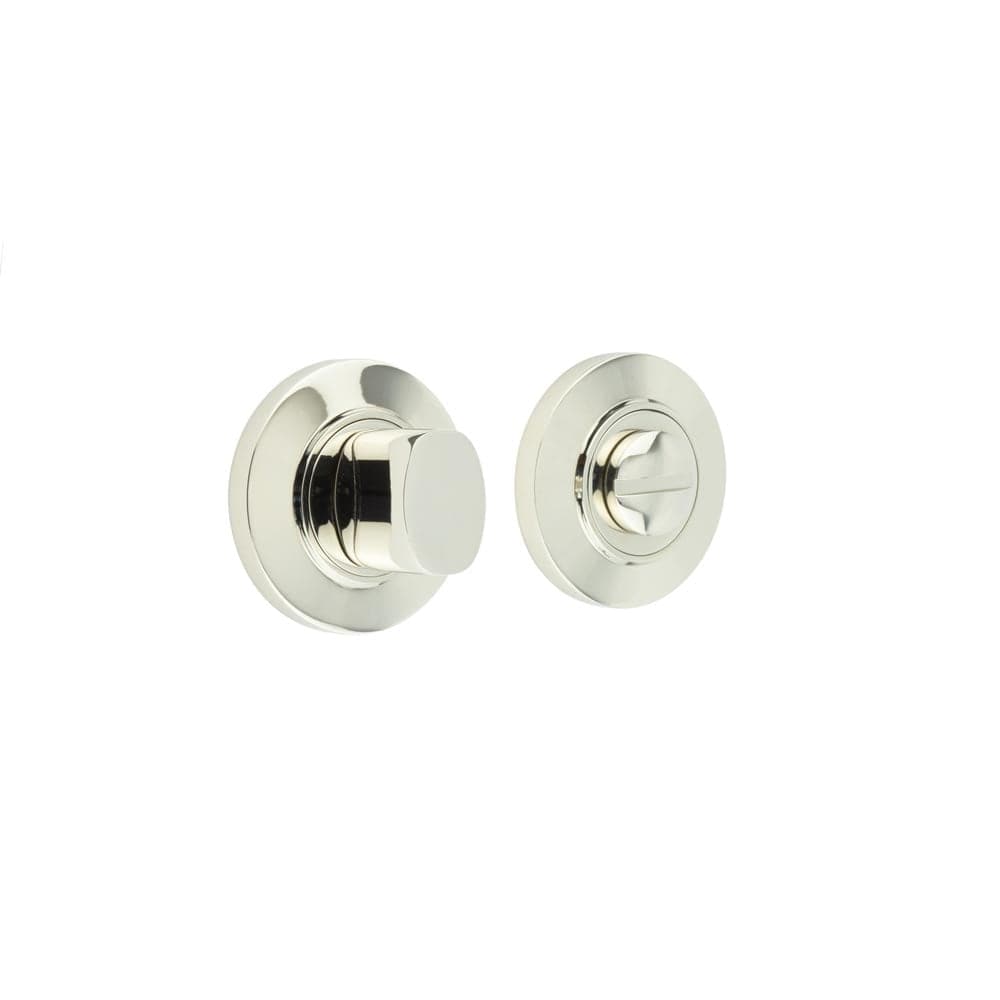 Frelan Hardware Door Furniture Polished Nickel Frelan - Burlington Turns & Releases Inner 3 Chamfered Rose Polished Nickel
