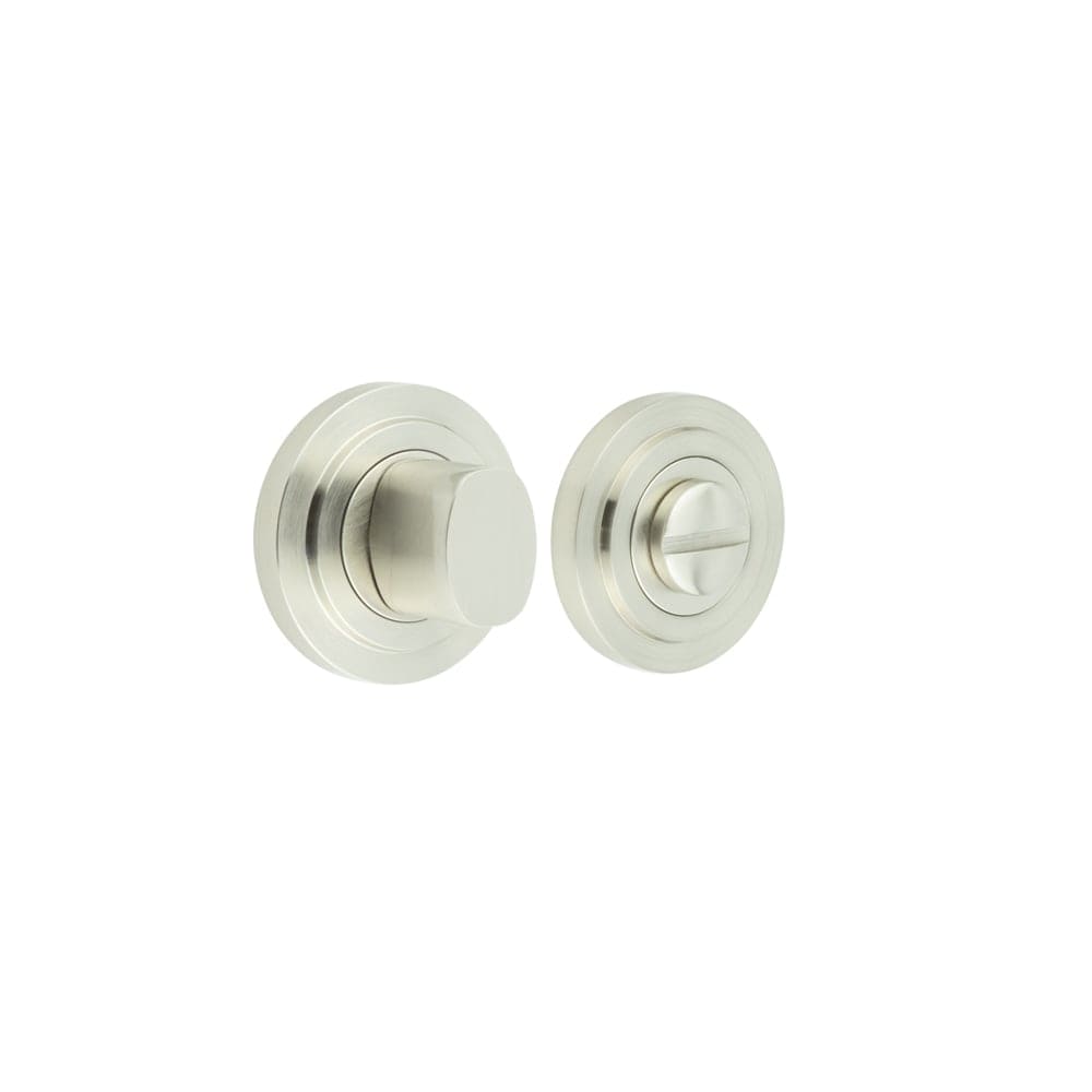 Frelan Hardware Door Furniture Satin Nickel Frelan - Burlington Turns & Releases Inner 3 Stepped Rose Satin Nickel