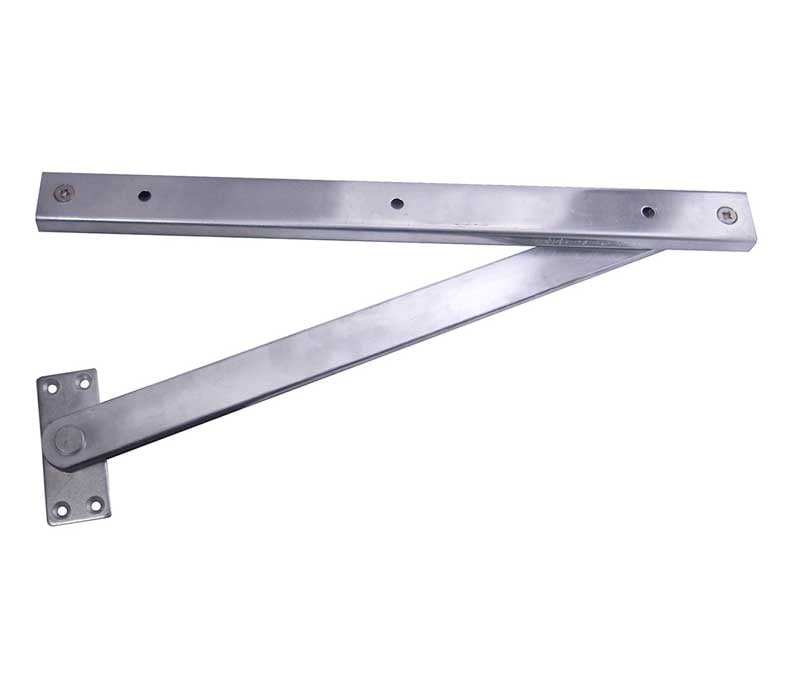Frelan Hardware Door Furniture Nickel Plated / Door Restrictor Frelan - BZP Overhead Door Restrictor