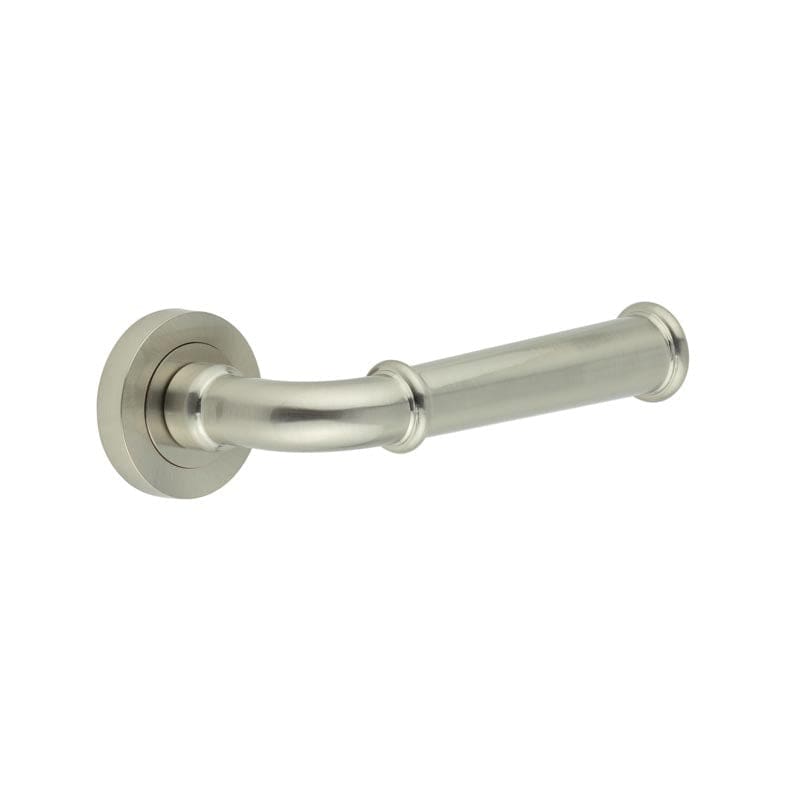 Frelan Hardware Door Furniture Satin Nickel / Round Rose Frelan - Classic Lever on Round Rose - Satin Nickel