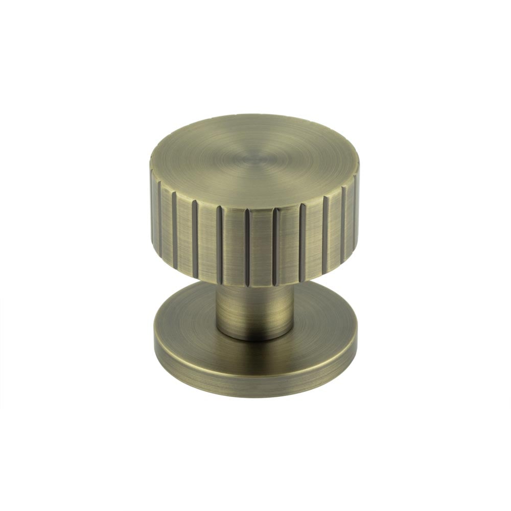 Frelan Hardware Door Furniture Antique Brass / Mortice Knobs Frelan - Cog Mortice Door Knobs - Antique Brass