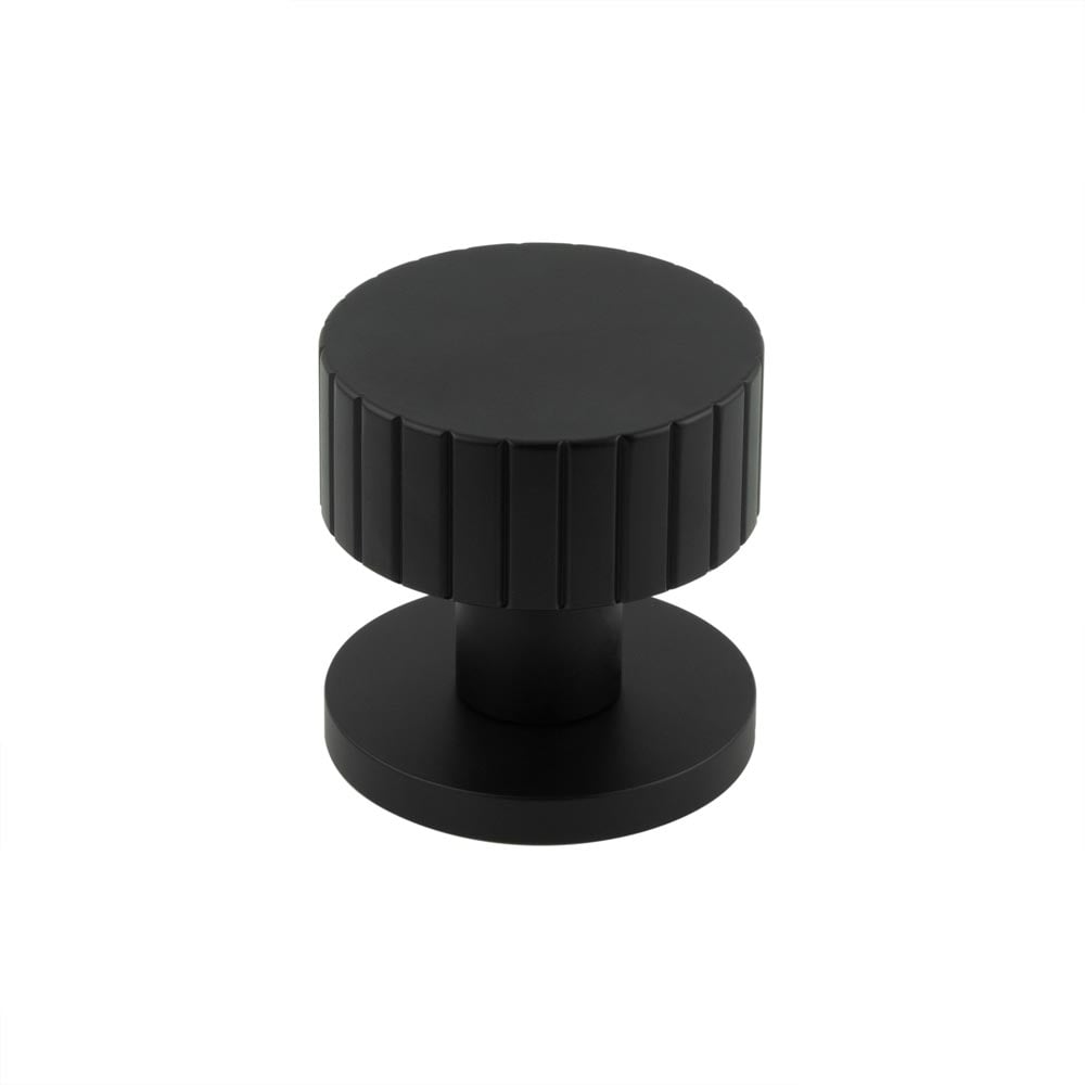 Frelan Hardware Door Furniture Matt Black / Mortice Knobs Frelan - Cog Mortice Door Knobs - Matt Black
