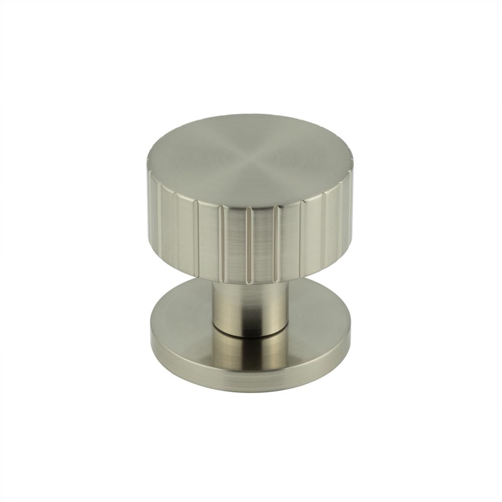 Frelan Hardware Door Furniture Satin Nickel / Mortice Knobs Frelan - Cog Mortice Door Knobs - Satin Nickel