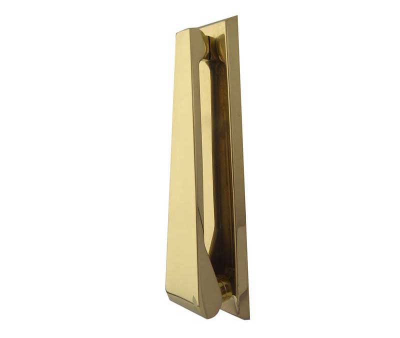 Frelan Hardware Door Furniture Polished Brass Frelan - Contemporary Door Knocker - Polished Brass