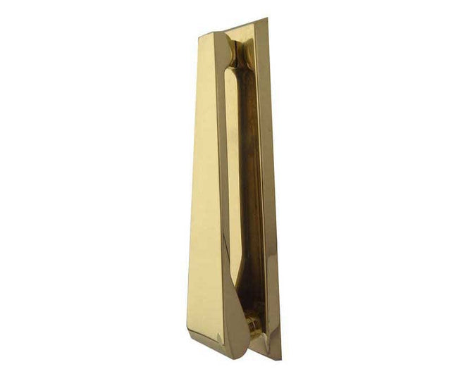 Frelan Hardware Door Furniture Polished Brass Frelan - Contemporary Door Knocker - Polished Brass
