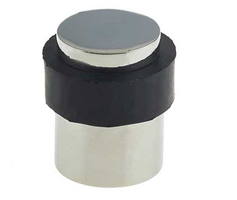 Frelan Hardware Door Furniture Polished Stainless Steel / Floor Door Stop Frelan - Cylinder Door Stop - Grade 304 Polished Stainless Steel