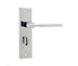 Frelan Hardware Door Furniture Polished Chrome / Bathroom Lock Handles Frelan - DELTA BATHROOM PC