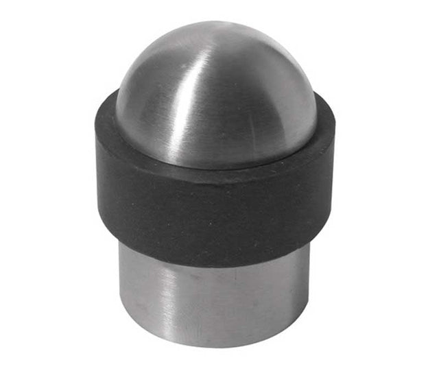 Frelan Hardware Door Furniture Satin Stainless Steel / Floor Door Stop Frelan - Dome Top Door Stop - Grade 304 Satin Stainless Steel