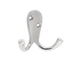 Frelan Hardware Accessories Satin Nickel / Double Coat Hooks Frelan - Double Robe Hook - Satin Nickel