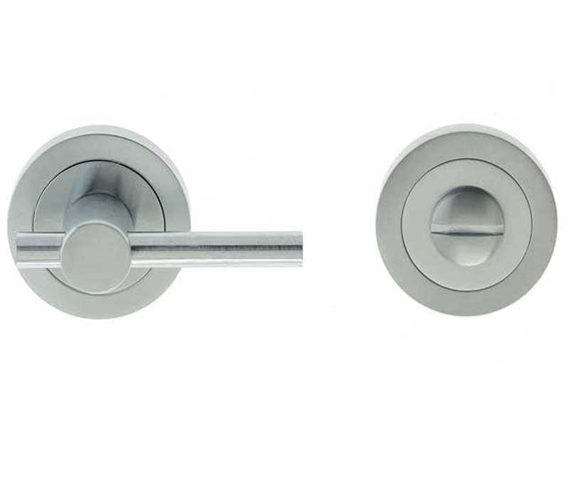 Frelan Hardware Door Furniture Satin Chrome / Easy Turn & Release Frelan - Easy Bathroom Turn & Release without Indicator - Satin Chrome