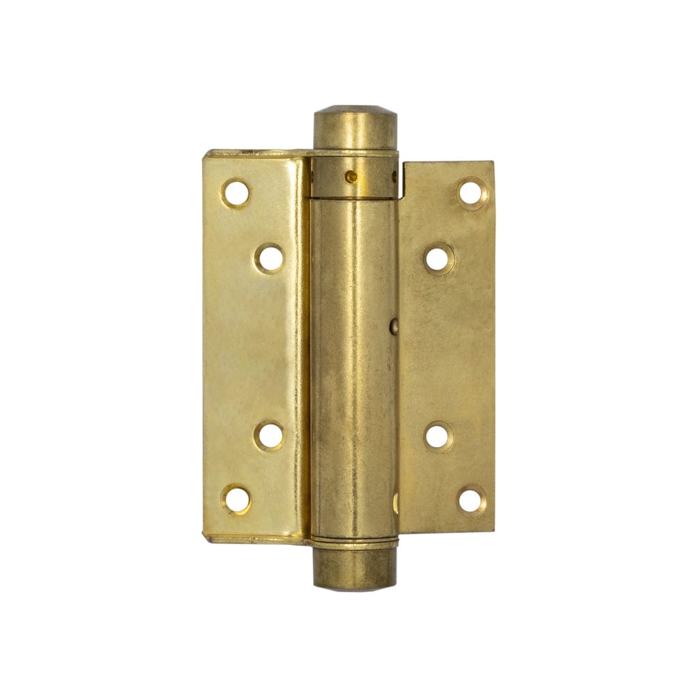 Frelan Hardware Hinges Electro Brass / Single Action Spring Hinges / 4" x (102mm) Frelan - EB 100mm S/A Spring Hinge