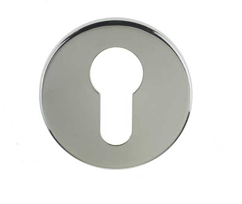 Frelan Hardware Door Furniture Polished Stainless Steel / Euro Profile Escutcheons Frelan - Euro Profile Escutcheon 52mm x 5mm - Grade 304 Polished Stainless Steel