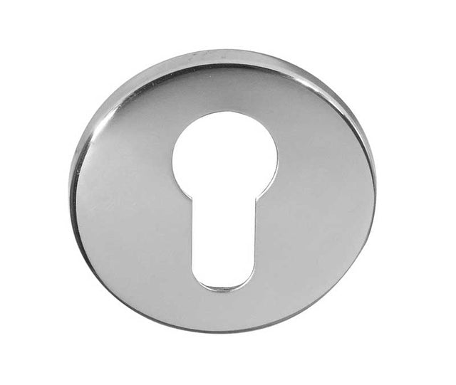 Frelan Hardware Door Furniture Satin Stainless Steel / Euro Profile Escutcheons Frelan - Euro Profile Escutcheon 52mm x 5mm - Grade 304 Satin Stainless Steel