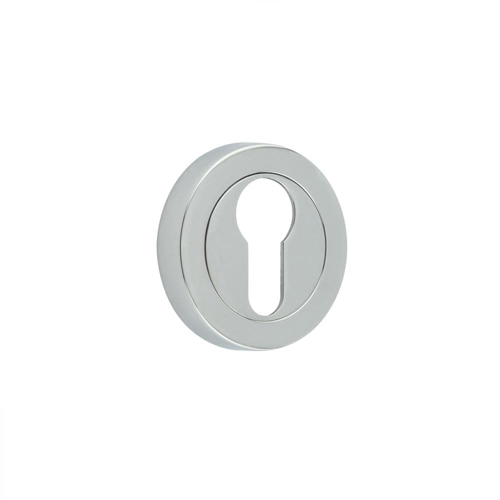 Frelan Hardware Door Furniture Polished Chrome / Euro Profile Escutcheons Frelan - Euro Profile Escutcheons - Polished Chrome