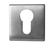 Frelan Hardware Door Furniture Satin Stainless Steel / Euro Profile Escutcheons Frelan - Euro Profile Square Escutcheon - Grade 304 Satin Stainless Steel